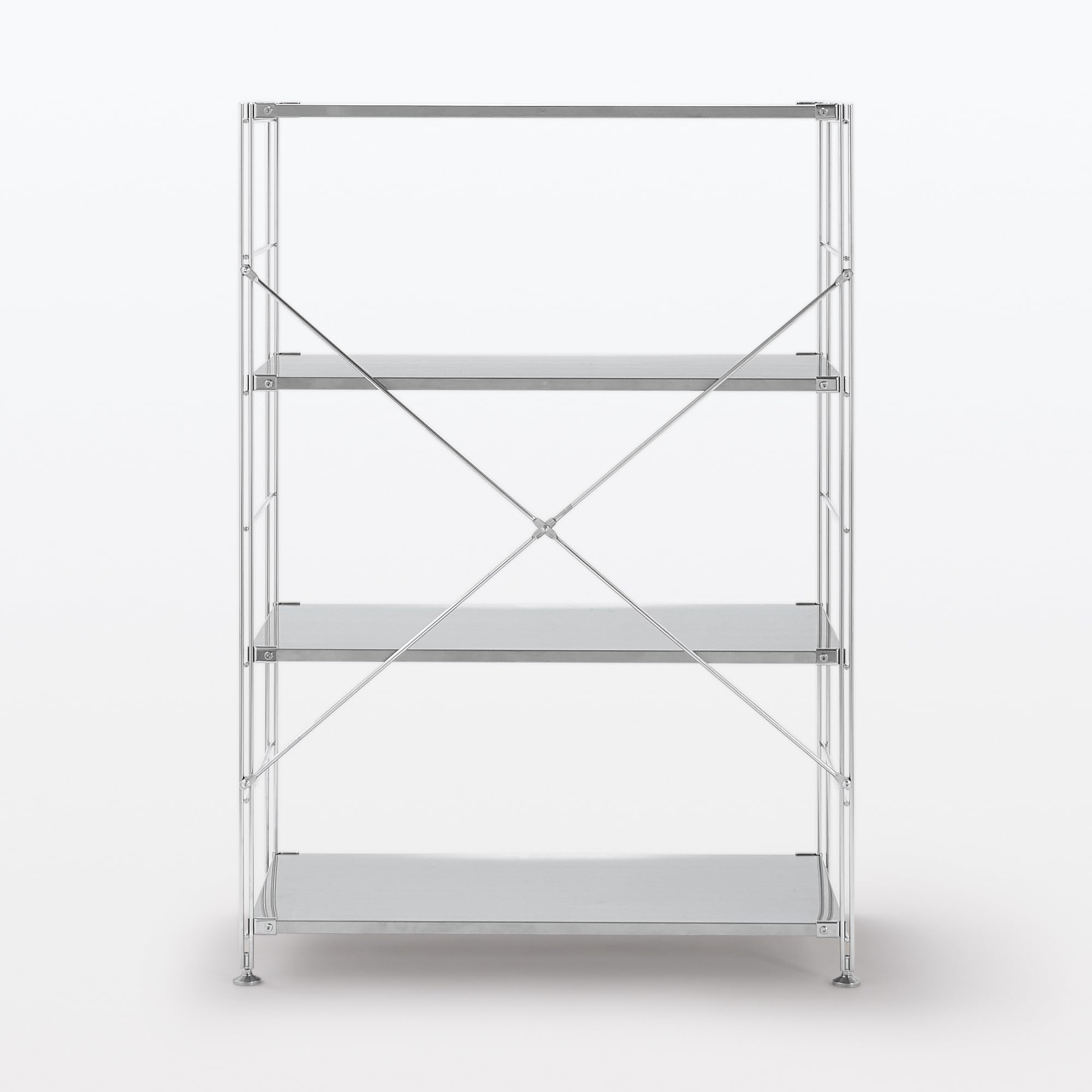 無印良品 ステンレスユニットシェルフ 86×41×120cm Amazon｜無印良品 ステンレスユニットシェルフ・ステンレス棚セット